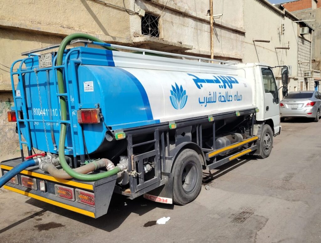 طلب صهريج مياه بالرياض 6 طن فقط